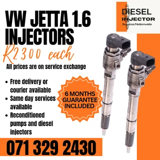 Vw Jetta 1.6 Diesel Injectors For Sale With Warranty