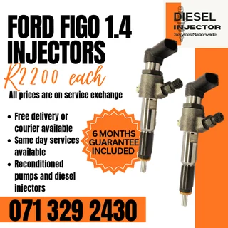 Ford Figo 1.4 Diesel Injectors For Sale With Warranty