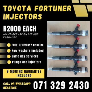 Toyota Fortuner Diesel Injectors For Sale With Warranty