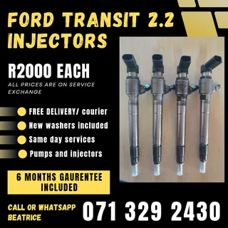 Ford Transit 2.2 Diesel Injectors For Sale With Warranty