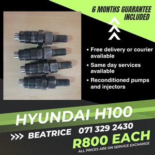 Hyundai H100 Diesel Injectors For Sale With Warranty On