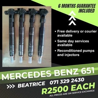 Mercedes Benz 651 Diesel Injectors For Sale With Warranty On
