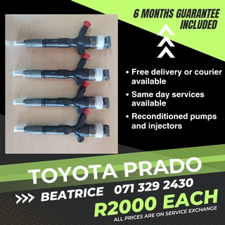 Toyota Prado Diesel Injectors For Sale With Warranty
