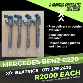 Mercedes Benz C220 Diesel Injectors For Sale With Warranty