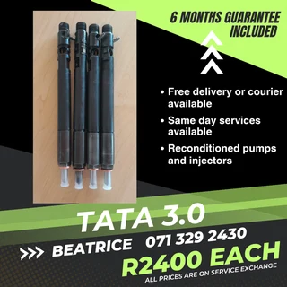 Tata 3.0 Diesel Injectors For Sale With Warranty On