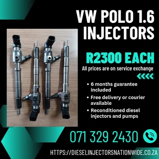 Vw Polo 1.6 Diesel Injectors For Sale With Warranty