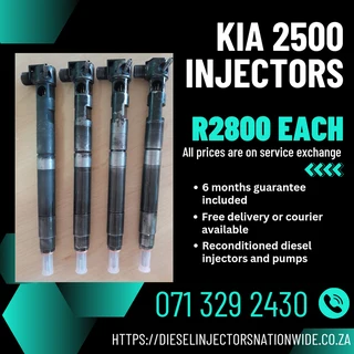 Kia 2500 Diesel Injectors For Sale With Warranty