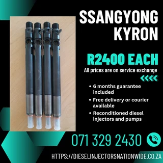Ssangyong Kyron Diesel Injectors For Sale With Warranty