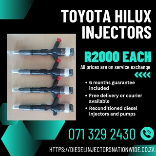 Toyota Hilux Diesel Injectors For Sale With Warranty