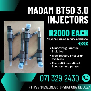 Mazda Bt50 3.0 Diesel Injectors For Sale With Warranty