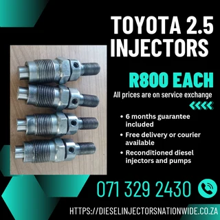 Toyota 2.5 Diesel Injectors For Sale With Warranty