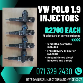 Vw Polo 1.9 Diesel Injectors For Sale With Warranty