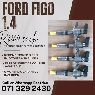 Ford Figo 1.4 Diesel Injectors For Sale With Warranty