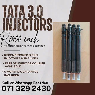 Tata 3.0 Diesel Injectors For Sale With Warranty