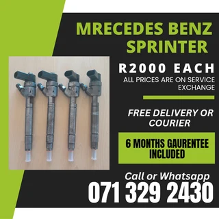 Mercedes Benz Sprinter Injectors For Sale With Warranty On