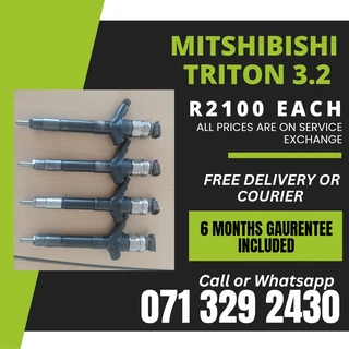 Mitsubishi Triton 3.2 Injectors For Sale With Warranty On