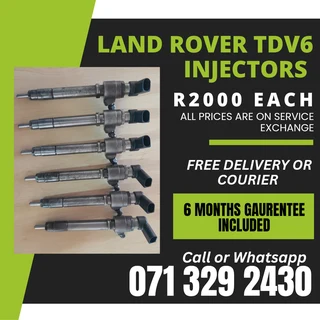 Land Rover Discovery Tdv6 Diesel Injectors For Sale With Warranty