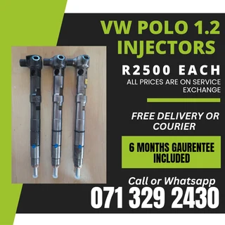 Vw Polo Blue Motion 1.2 Diesel Injectors For Sale With Warranty On
