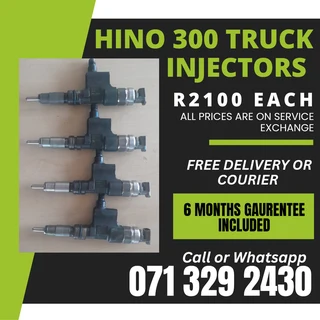 Hino 300 Truck Diesel Injectors For Sale With Warranty