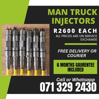 Man Truck Diesel Injectors For Sale With Warranty On