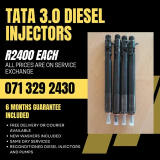 Tata 3.0 Diesel Injectors For Sale With Warranty On