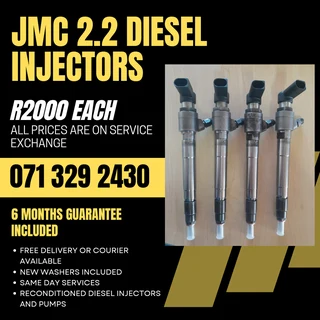 Jmc 2.2 Diesel Injectors For Sale With Warranty
