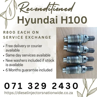 Hyundai H100 Diesel Injectors For Sale With Warranty