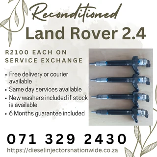 Land Rover 2.4 Diesel Injectors For Sale With Warranty