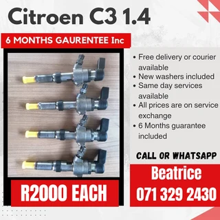 Citroën C3 1.4 Diesel Injectors For Sale With Warranty