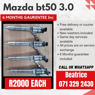 Mazda Bt50 3.0 Diesel Injectors For Sale With Warranty