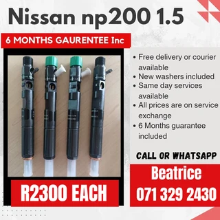 Nissan Np200 1.5 Diesel Injectors For Sale With Warranty
