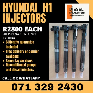 Hyundai H1 Injectors For Sale With Warranty On