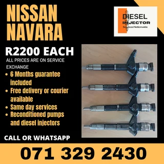 Nissan Navara Yd25 Injectors For Sale With Warranty