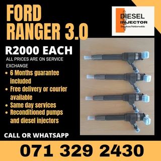 Ford Ranger 3.0 Diesel Injectors For Sale With Warranty