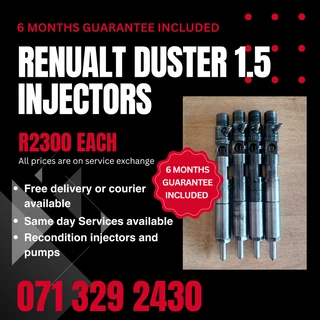 Renualt Duster 1.5 Diesel Injectors For Sale With Warranty