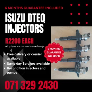 Isuzu Dteq Diesel Injectors For Sale With Warranty On
