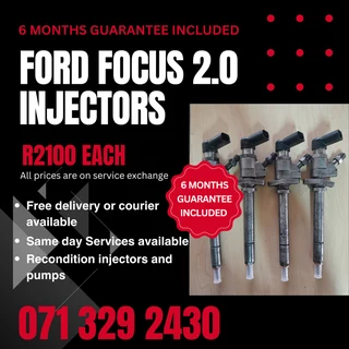 Ford Focus 2.0 Injectors For Sale With Warranty On