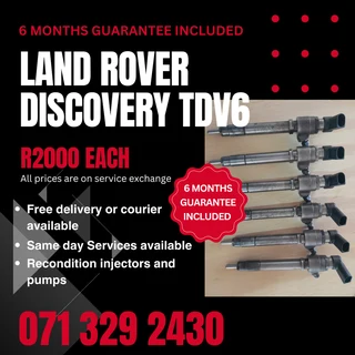 Land Rover Discovery Tdv6 Diesel Injectors For Sale With Warranty