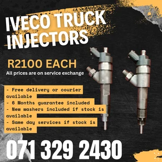 Iveco Truck Diesel Injectors For Sale With Warranty On