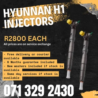 Hyundai H1 Injectors For Sale With Warranty