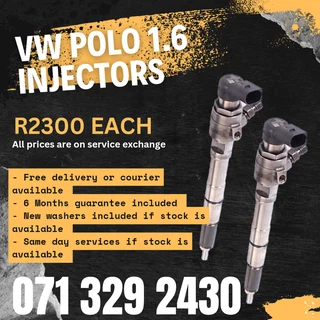 Vw Polo 1.6 Diesel Injectors For Sale With Warranty On