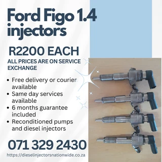 Ford Figo 1.4 Diesel Injectors For Sale With Warranty