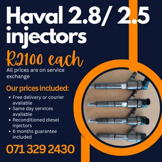 Haval 2.5/ 2.8 Diesel Injectors For Sale With Warranty On