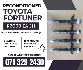 Toyota Fortuner Diesel Injectors For Sale With Warranty