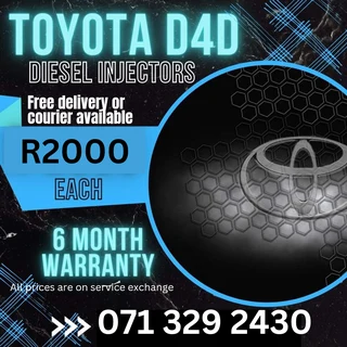 Toyota Hilux Diesel Injectors For Sale With Warranty
