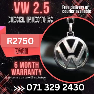 Vw Caravelle 2.5 Diesel Injectors For Sale W8th Warranty