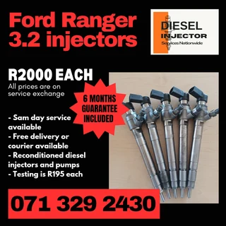 Ford Ranger 3.2 Diesel Injectors For Sale With Warranty