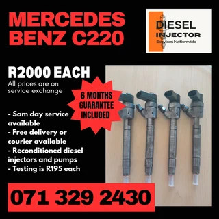 Mercedes Benz C220 Diesel Injectors For Sale With Warranty