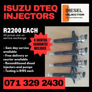 Isuzu Dteq Diesel Injectors For Sale With Warranty