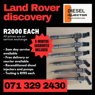 Land Rover Discovery Tdv6 Diesel Injectors For Dale With Warranty